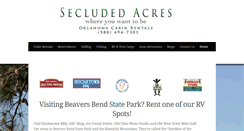 Desktop Screenshot of beaversbendsecludedacres.com